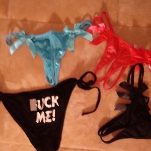 SOLD.  .....NWOT Crotchless underwear